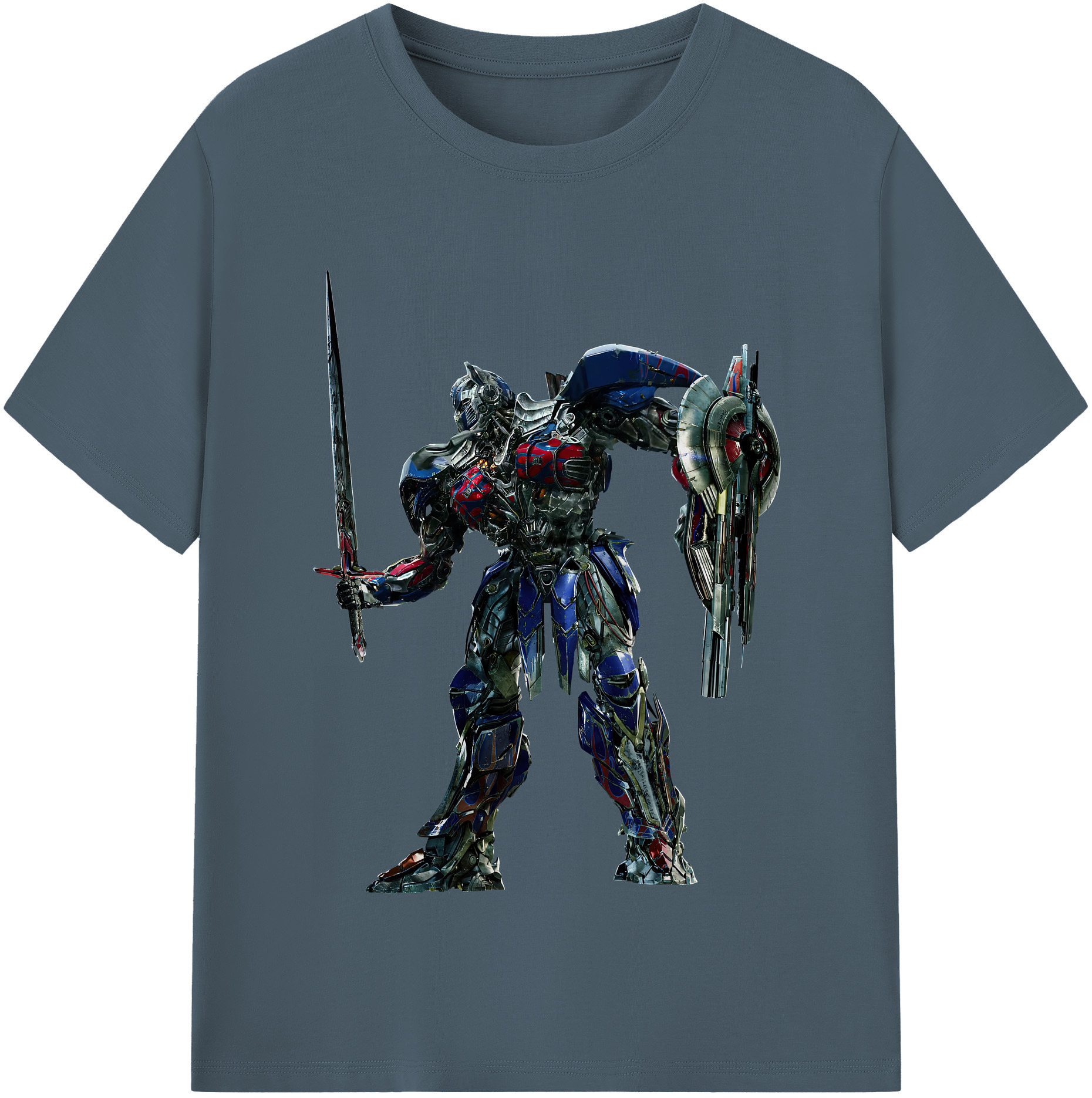 （画像用） Transformers トランスフォーマー 綿100％半袖Tシャツ（フロントプリント）